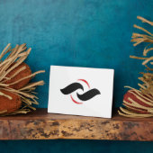 Tabletop Plaque mit Easel Fotoplatte (Seite)