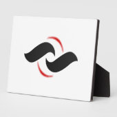 Tabletop Plaque mit Easel Fotoplatte (Seite)