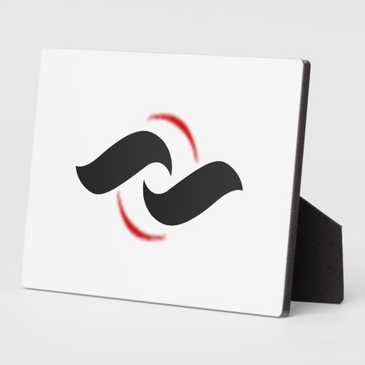 Tabletop Plaque mit Easel Fotoplatte (Seite)