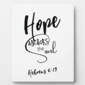 Tabletop Plaque mit Easel Fotoplatte (Vorderseite)