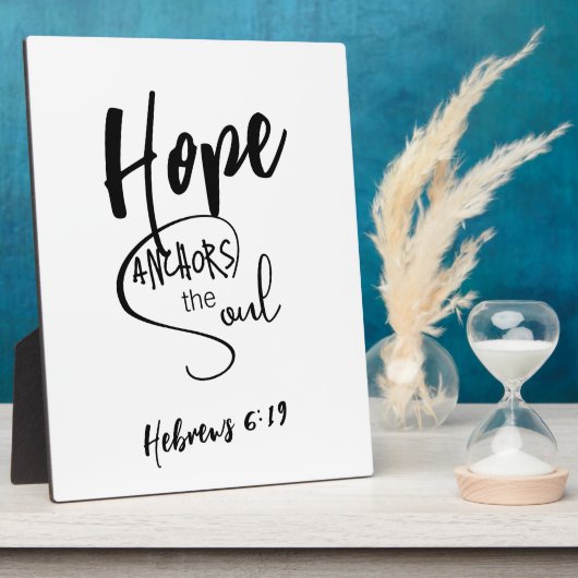 Tabletop Plaque mit Easel Fotoplatte (Seite)