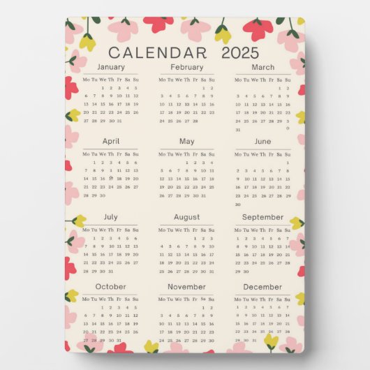 Tabletop Plaque mit Easel Fotoplatte (Vorderseite)