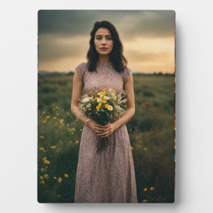 Tabletop Plaque mit Easel Fotoplatte