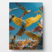 Tabletop Plaque mit Easel Fotoplatte (Vorderseite)