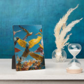 Tabletop Plaque mit Easel Fotoplatte (Seite)