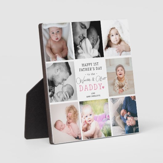 Tabletop Plaque mit Easel Fotoplatte (Vorderseite)