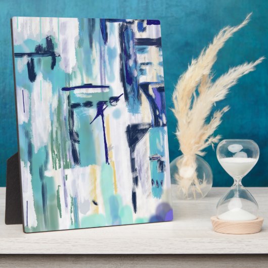 Tabletop Plaque mit Easel Fotoplatte (Seite)