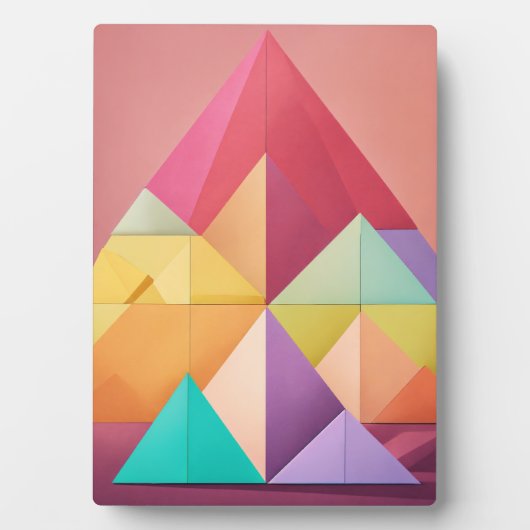 Tabletop Plaque mit Easel Fotoplatte (Vorderseite)