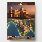 Tabletop Plaque mit Easel Fotoplatte (Vorderseite)