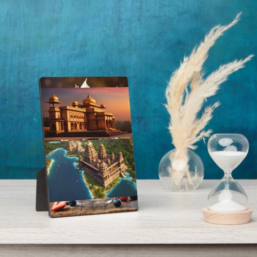 Tabletop Plaque mit Easel Fotoplatte (Seite)