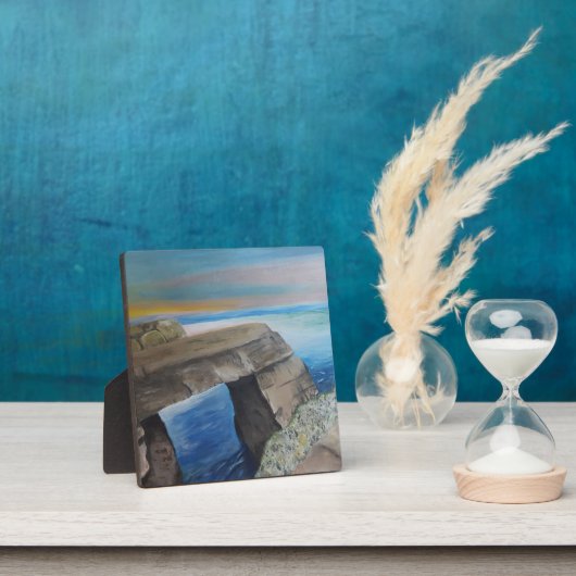 Tabletop Plaque mit Easel Fotoplatte (InSitu)