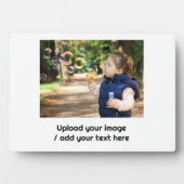 Tabletop Plaque mit Easel Fotoplatte (Vorderseite)