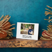 Tabletop Plaque mit Easel Fotoplatte (Seite)