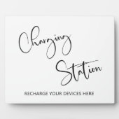 Tabletop Plaque mit Easel Fotoplatte (Vorderseite)