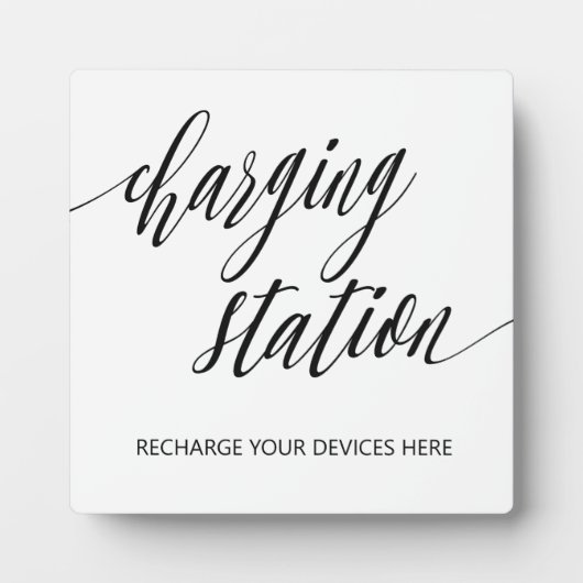 Tabletop Plaque mit Easel Fotoplatte (Vorderseite)