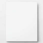 Tabletop Plaque mit Easel Fotoplatte (Vorderseite)