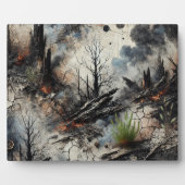 Tabletop Plaque mit Easel Fotoplatte (Vorderseite)