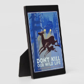 Tabletop Plaque mit Easel Fotoplatte (Seite)