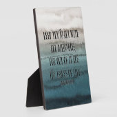 Tabletop Plaque mit Easel Fotoplatte (Seite)
