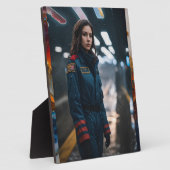 Tabletop Plaque mit Easel Fotoplatte (Seite)