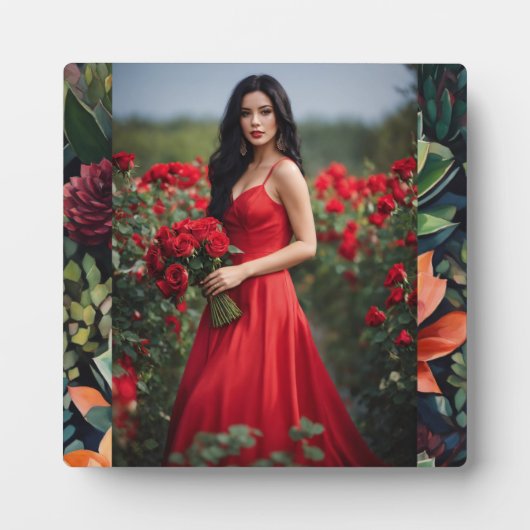 Tabletop Plaque mit Easel Fotoplatte (Vorderseite)