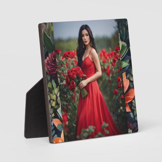 Tabletop Plaque mit Easel Fotoplatte (Vorderseite)