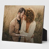 Tabletop Plaque mit Easel Fotoplatte (Seite)