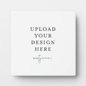 Tabletop Plaque mit Easel Fotoplatte (Vorderseite)