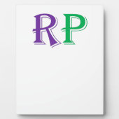 Tabletop Plaque mit Easel Fotoplatte (Vorderseite)