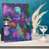 Tabletop Plaque mit Easel Fotoplatte (Seite)