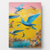 Tabletop Plaque mit Easel Fotoplatte (Vorderseite)