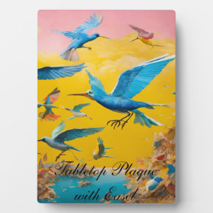 Tabletop Plaque mit Easel Fotoplatte