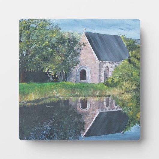 Tabletop Plaque mit Easel Fotoplatte (Vorderseite)