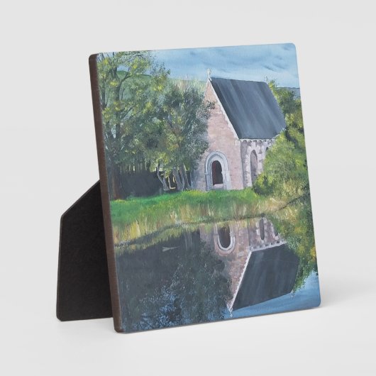 Tabletop Plaque mit Easel Fotoplatte (Vorderseite)