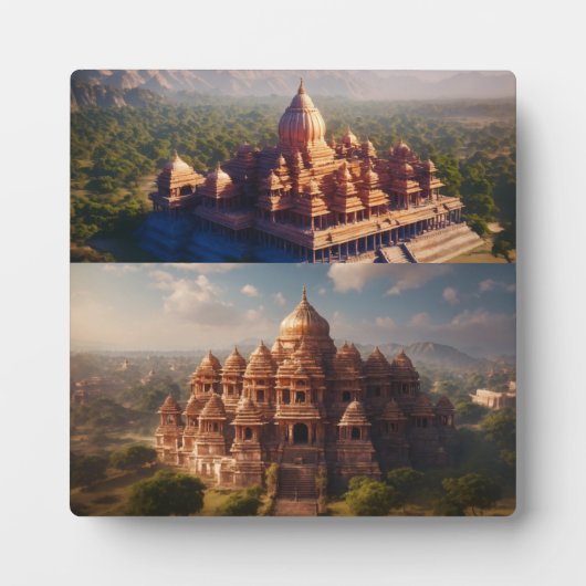 Tabletop Plaque mit Easel Fotoplatte (Vorderseite)