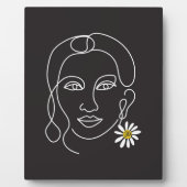 Tabletop Plaque mit Easel Fotoplatte (Vorderseite)