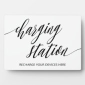 Tabletop Plaque mit Easel Fotoplatte (Vorderseite)