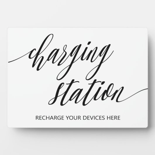 Tabletop Plaque mit Easel Fotoplatte (Vorderseite)