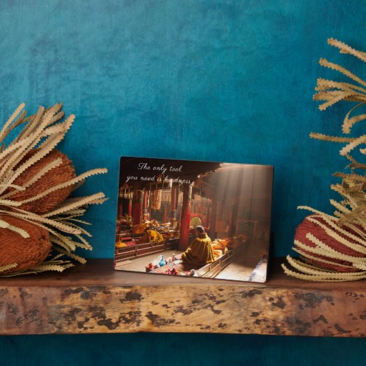 Tabletop Plaque mit Easel Fotoplatte (Seite)