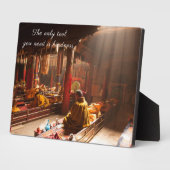 Tabletop Plaque mit Easel Fotoplatte (Seite)