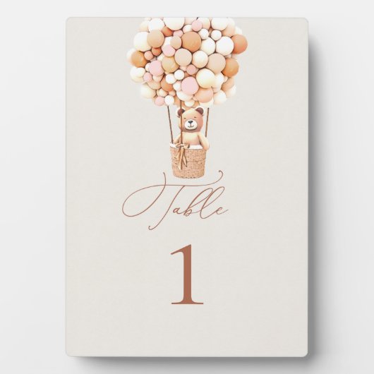 Tabletop Plaque mit Easel Fotoplatte (Vorderseite)