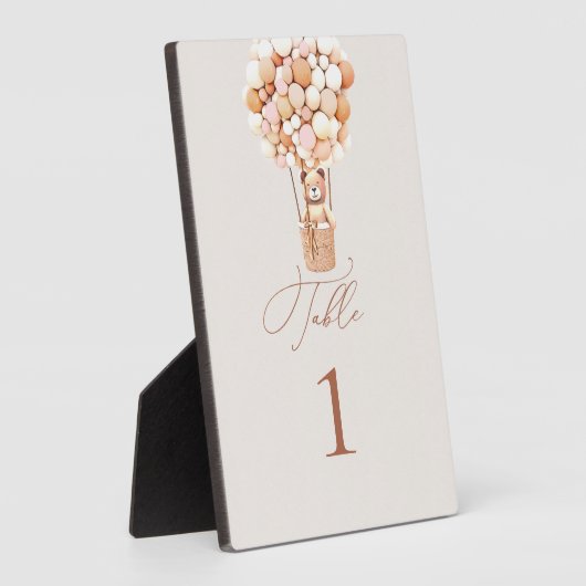 Tabletop Plaque mit Easel Fotoplatte (Seite)