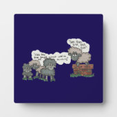 Tabletop Plaque mit Easel Fotoplatte (Vorderseite)
