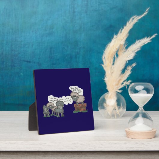 Tabletop Plaque mit Easel Fotoplatte (InSitu)