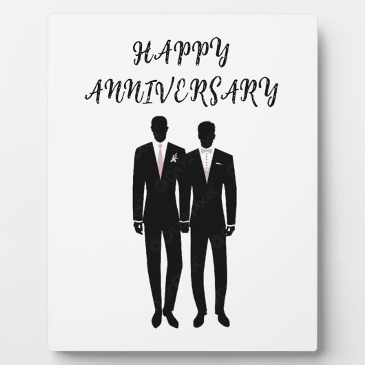 Tabletop Plaque mit Easel Fotoplatte (Vorderseite)