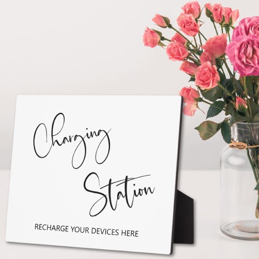 Tabletop Plaque mit Easel Fotoplatte