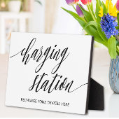 Tabletop Plaque mit Easel Fotoplatte