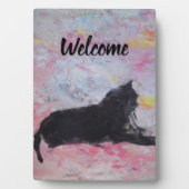 Tabletop Plaque mit Easel Fotoplatte (Vorderseite)