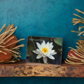 Tabletop Plaque mit Easel Fotoplatte (Seite)