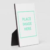 Tabletop Plaque mit Easel Fotoplatte (Seite)